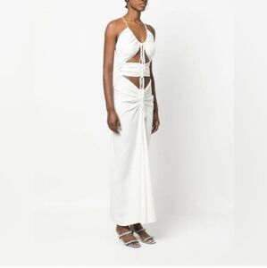 Christopher Esber White Cut-Out Dress